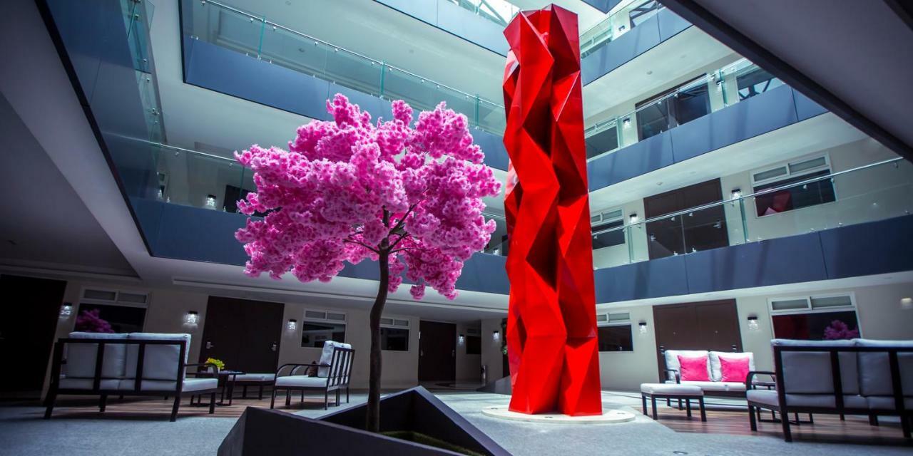 Plaza Poblana Hotel ปวยบลา ภายนอก รูปภาพ